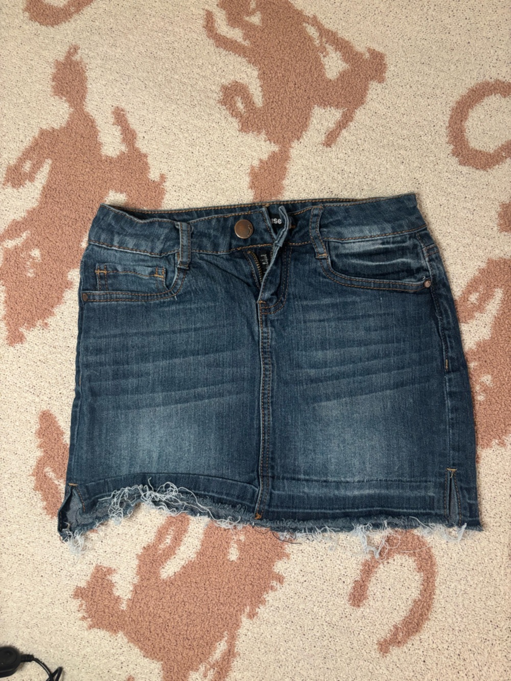 Source Unknown Dark Blue Denim Mini Skirt size 1